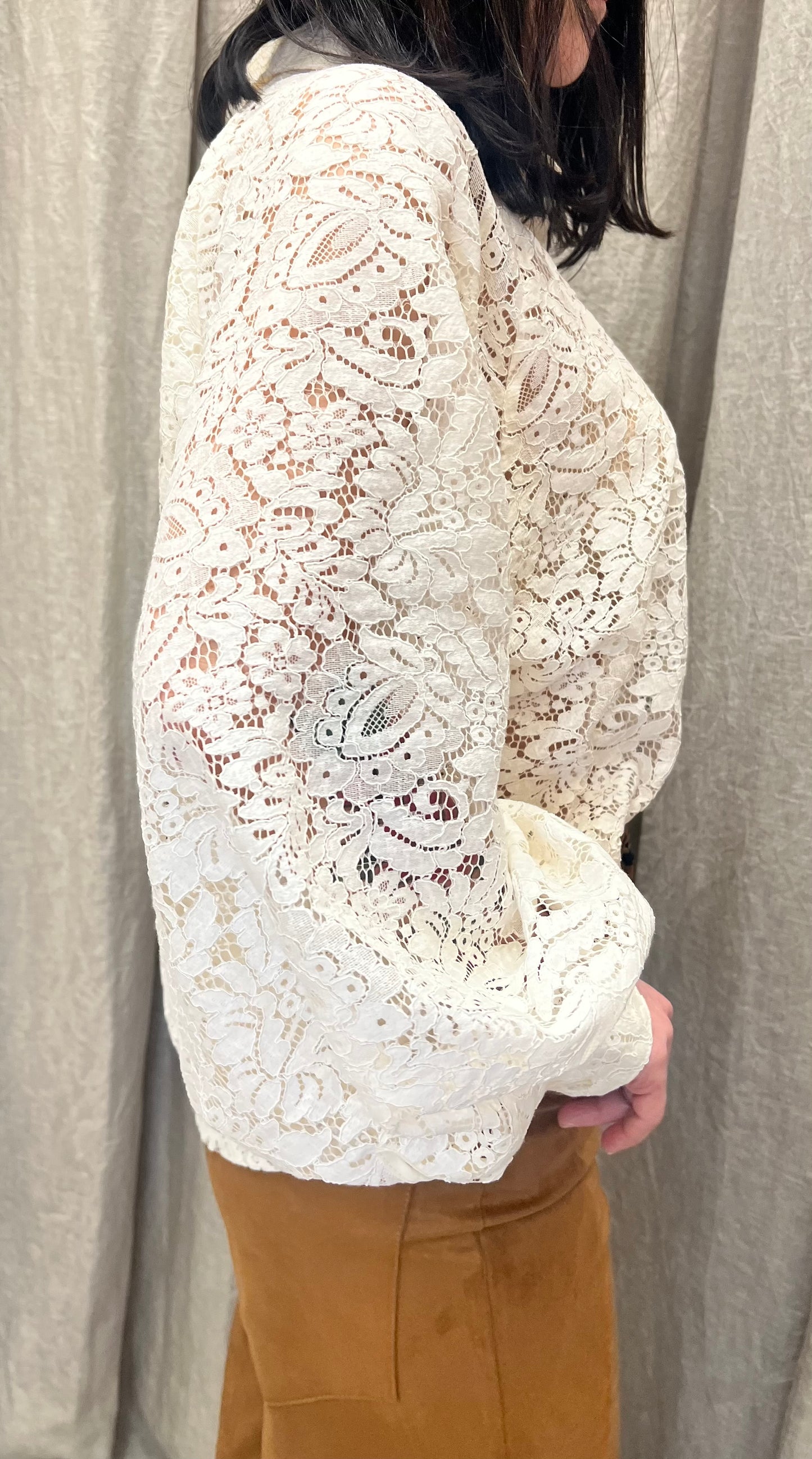 VICOLO Camicia in pizzo