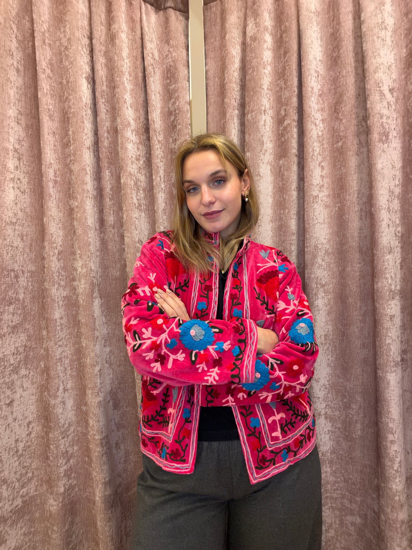 Giacca Indiana Ricamata