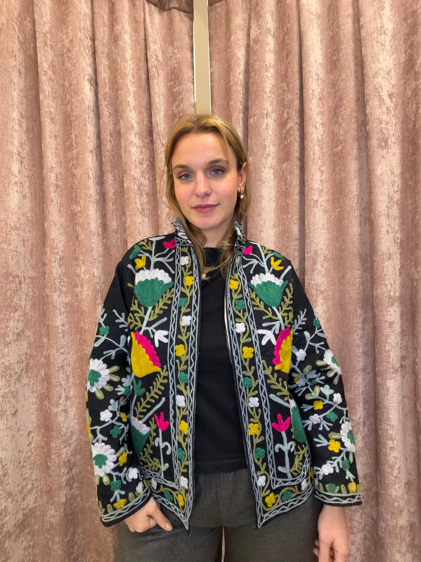 Giacca Indiana Ricamata