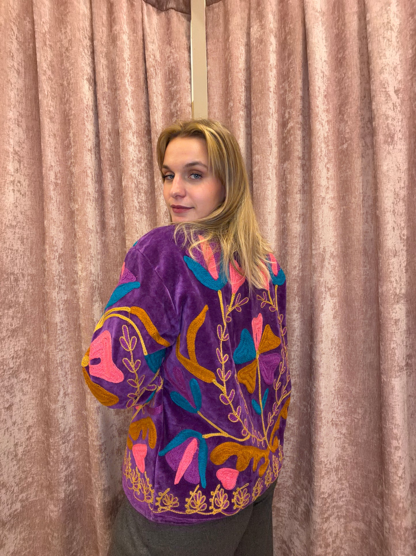 Giacca Indiana Ricamata