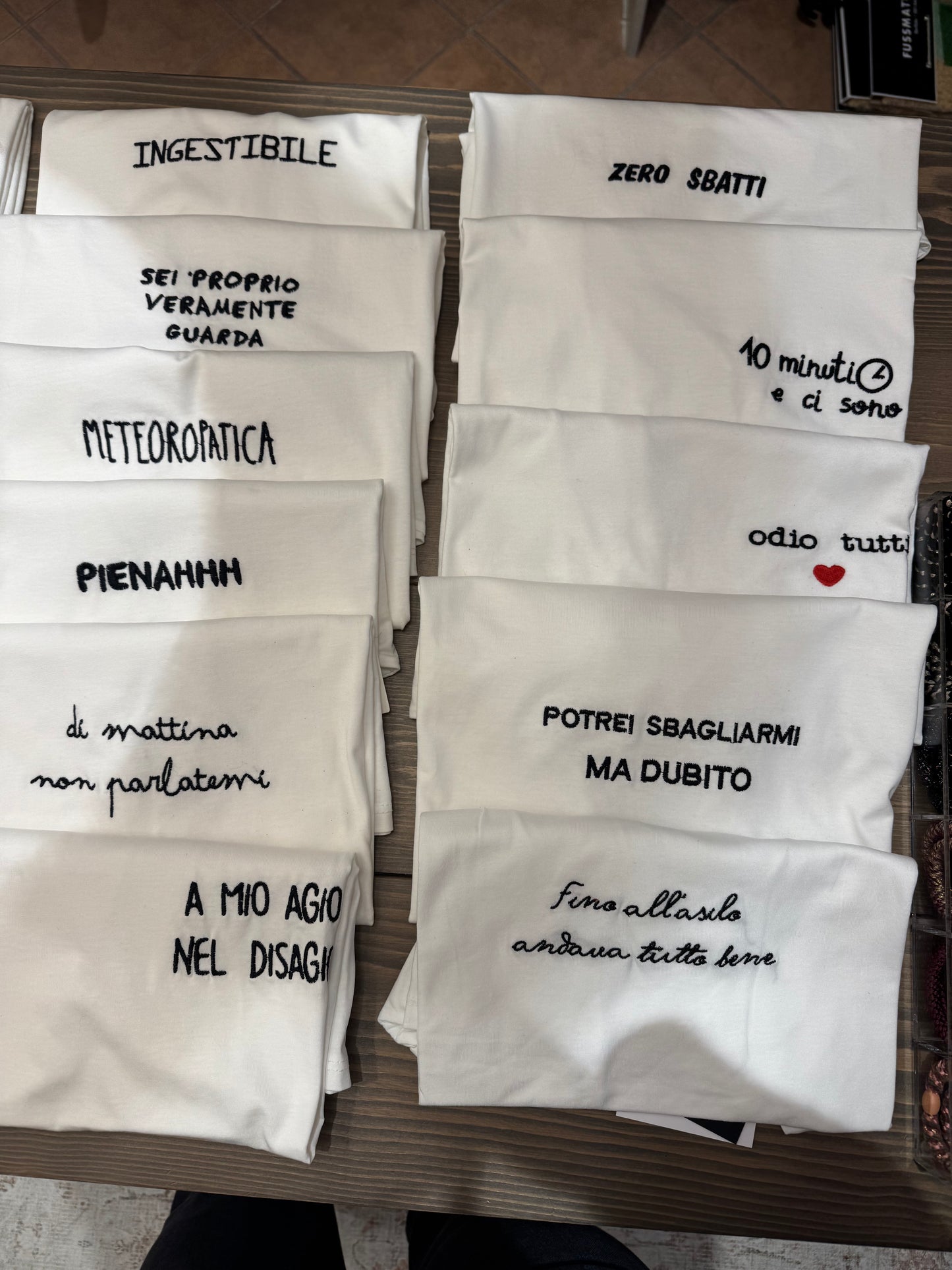 T-shirt Everyday Ricamata