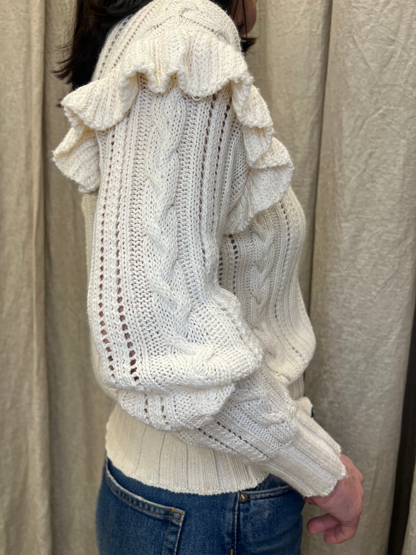 VICOLO Cardigan traforato con rouges