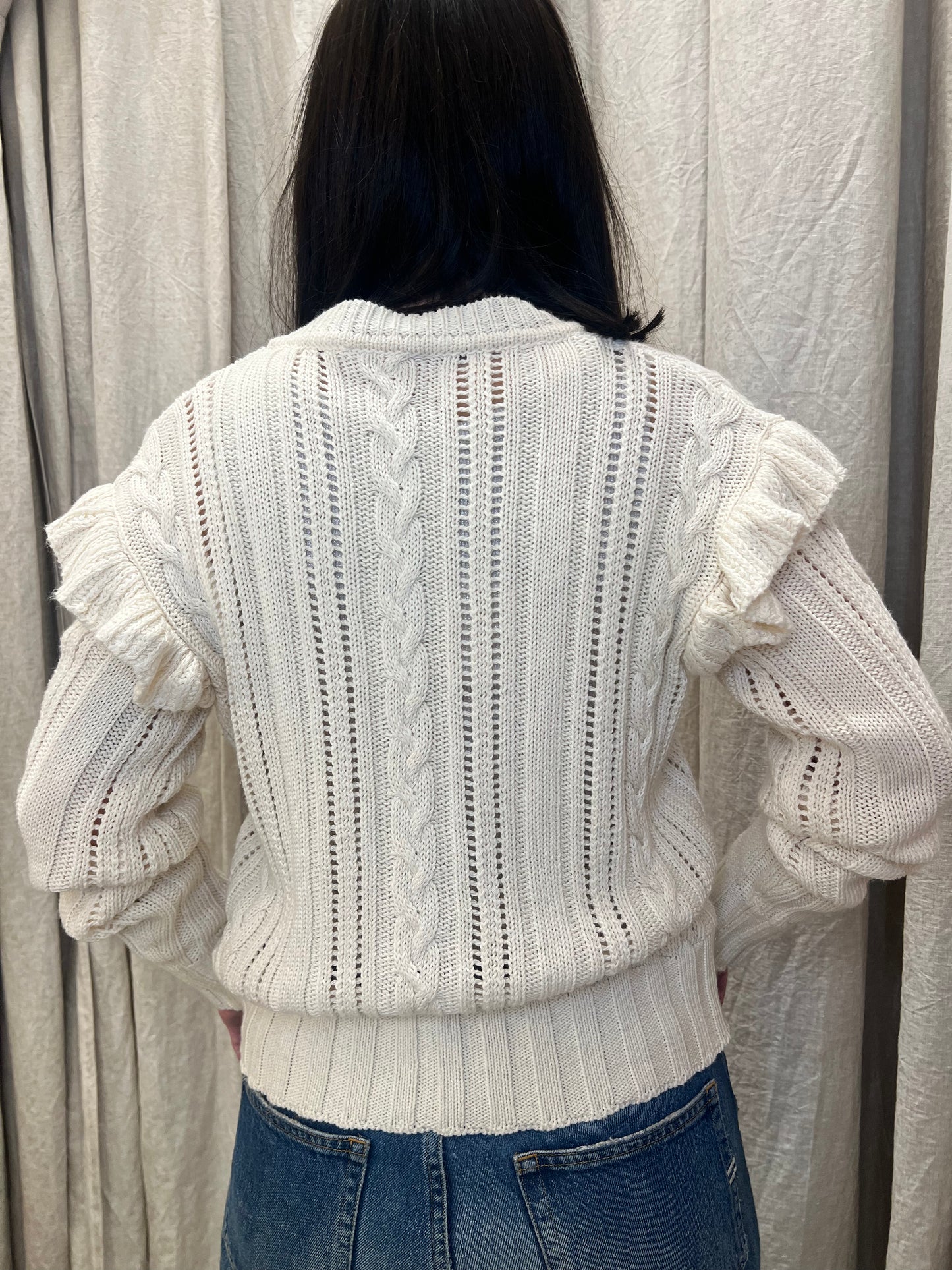 VICOLO Cardigan traforato con rouges