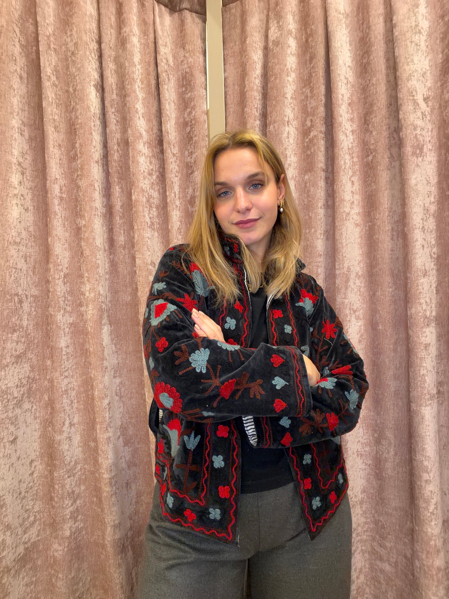 Giacca Indiana Ricamata