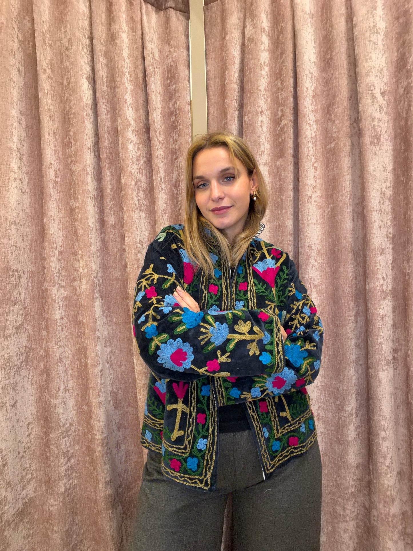 Giacca Indiana Ricamata