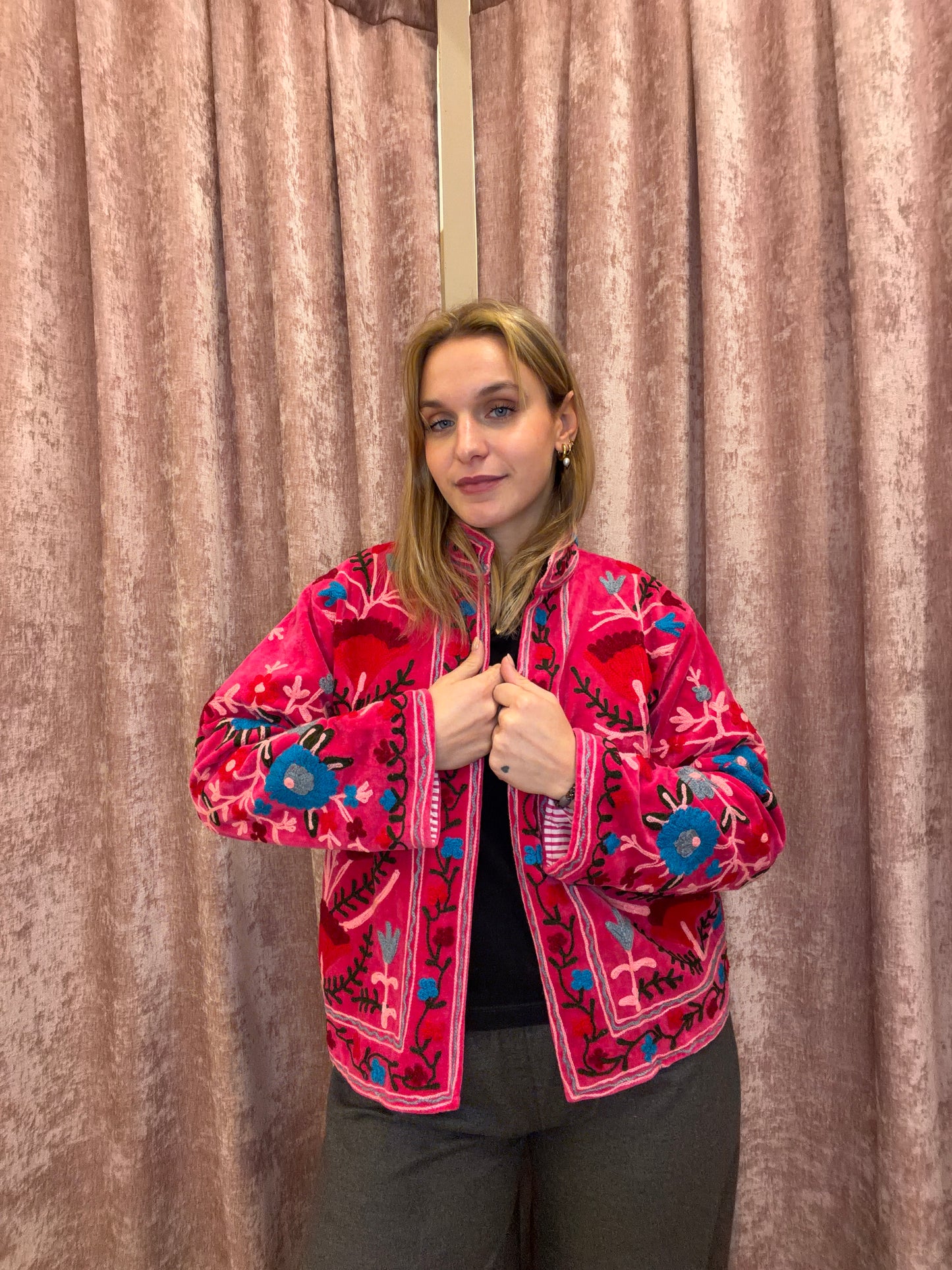 Giacca Indiana Ricamata