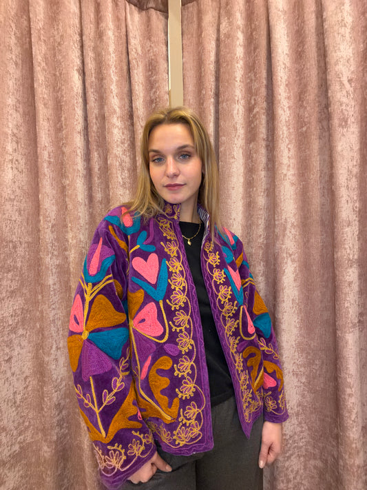 Giacca Indiana Ricamata