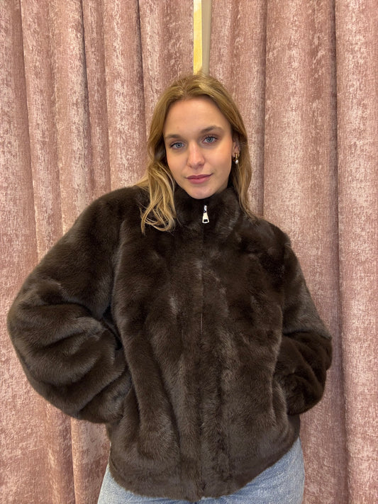 Eco Pelliccia con Zip