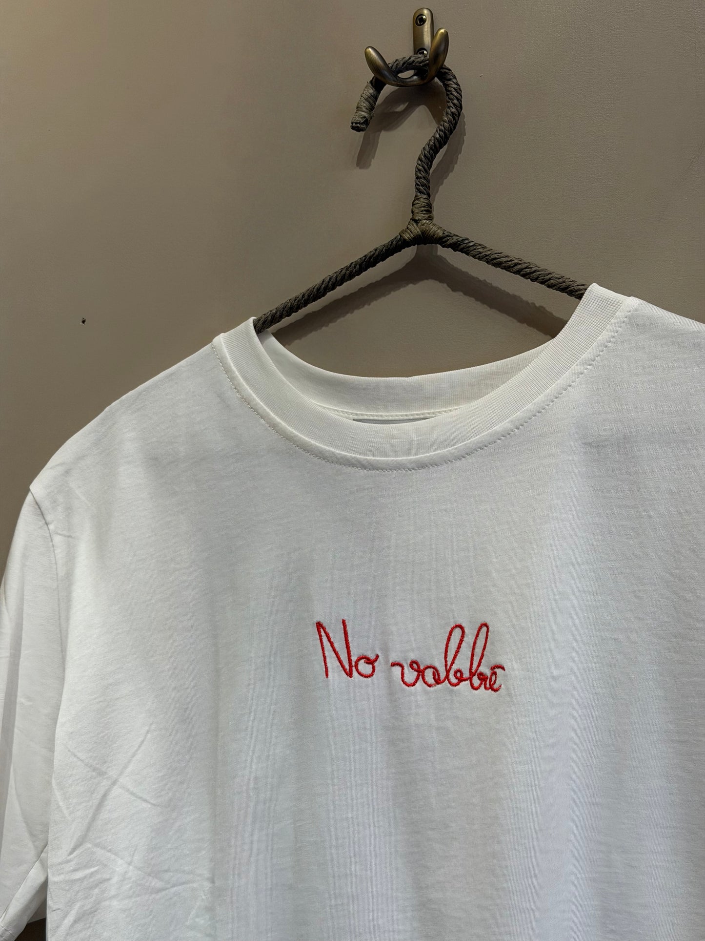 T-Shirt "Parlante" in Cotone Organico – Dillo con un Ricamo