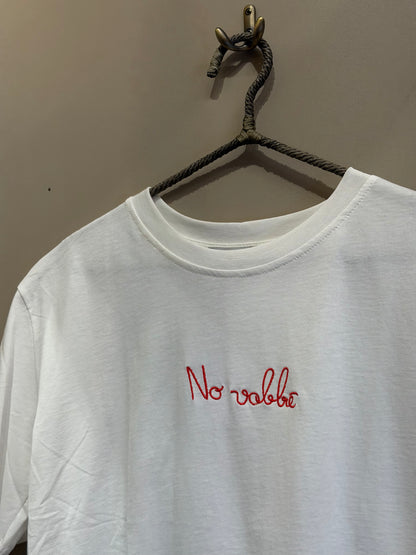 T-Shirt "Parlante" in Cotone Organico – Dillo con un Ricamo