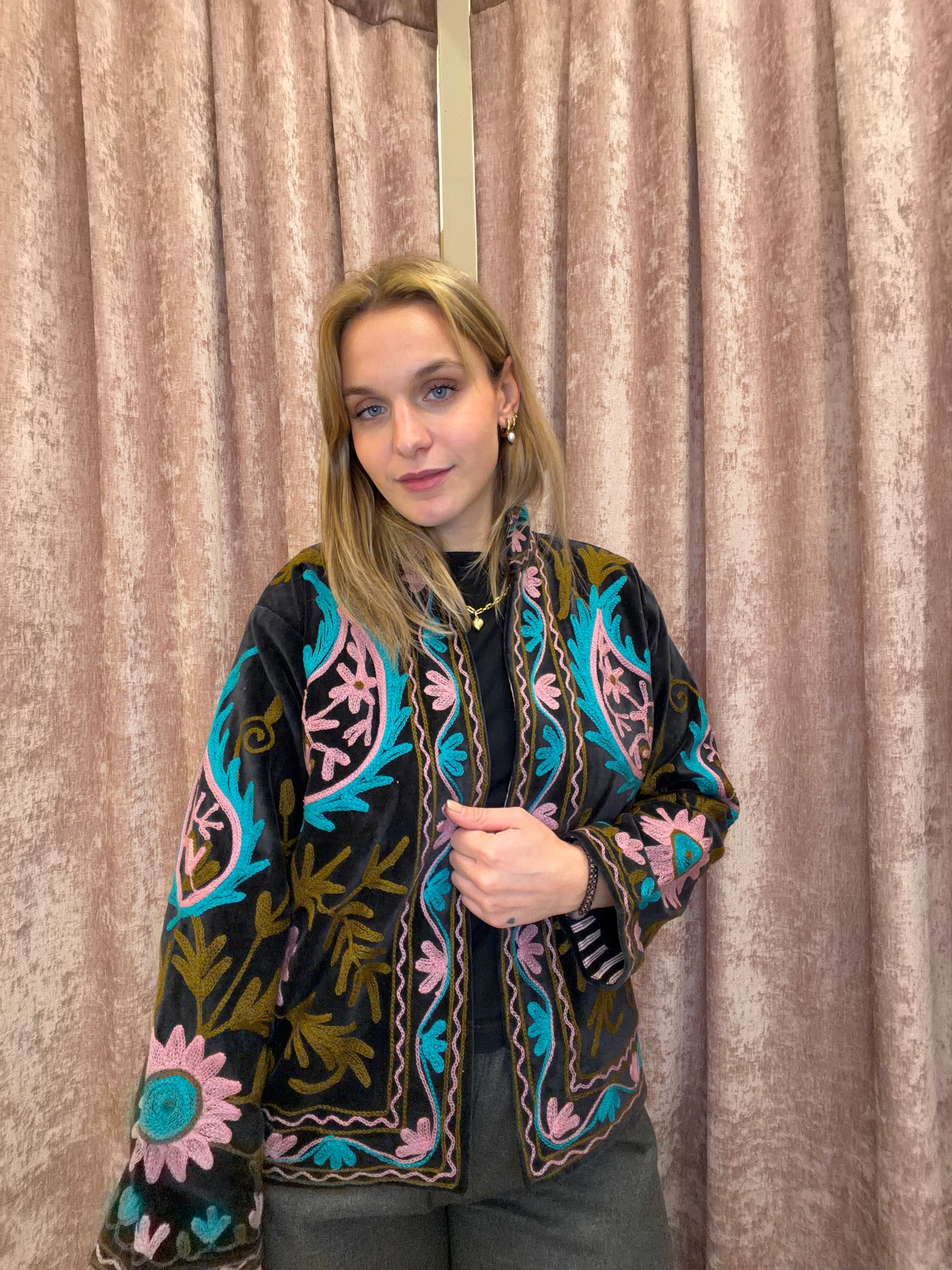 Giacca Indiana Ricamata