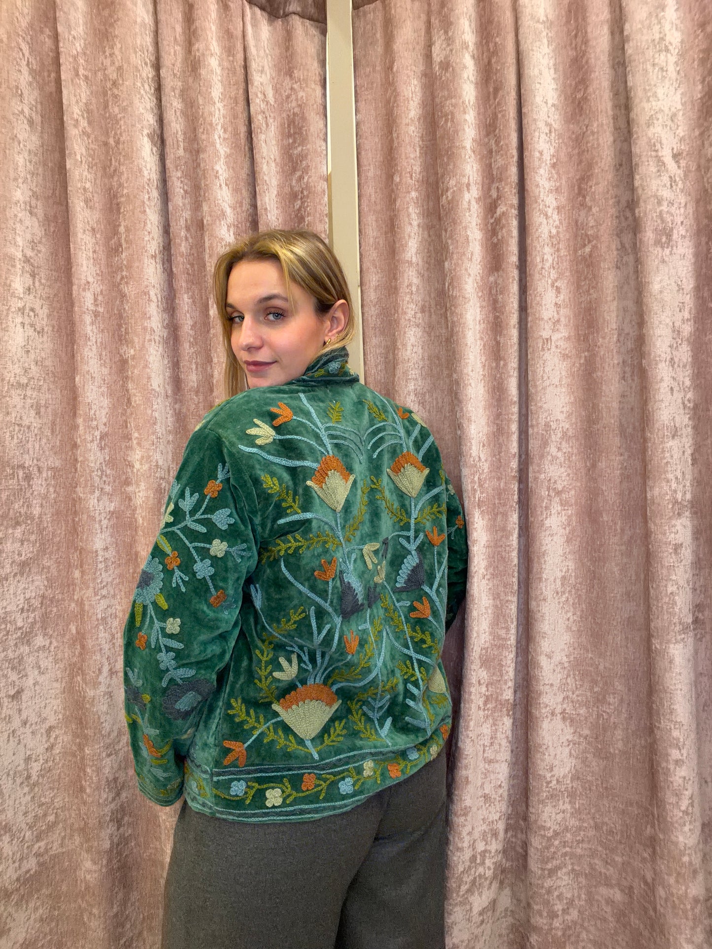 Giacca Indiana Ricamata