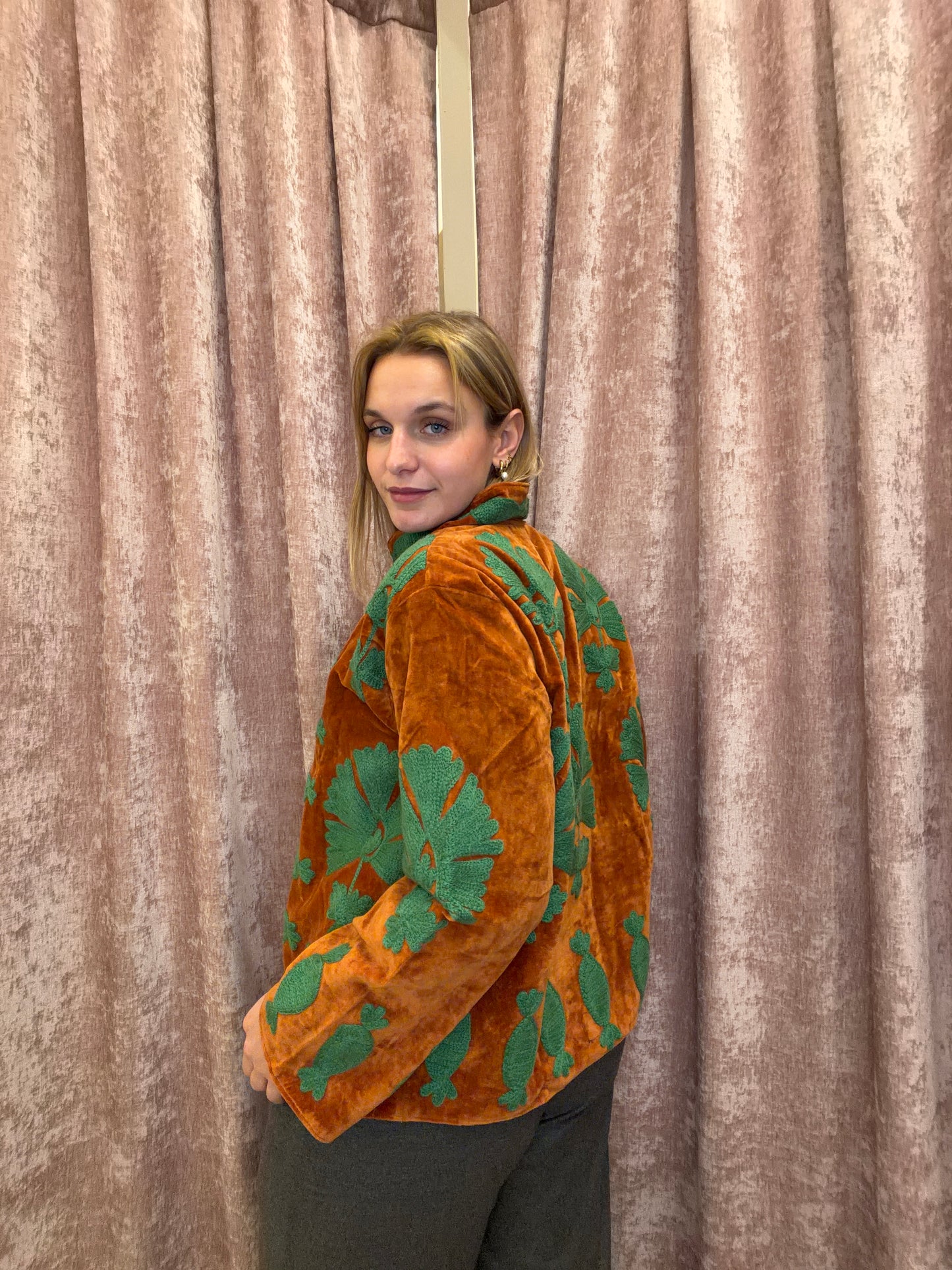 Giacca Indiana Ricamata