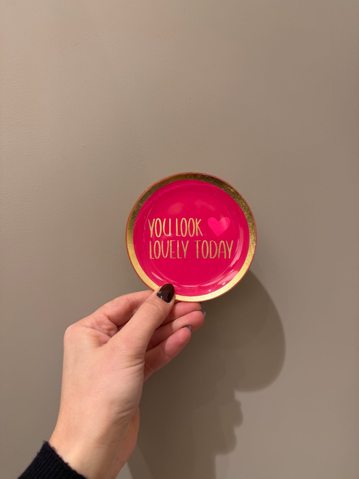 Piattini decorativi rotondi in vetro