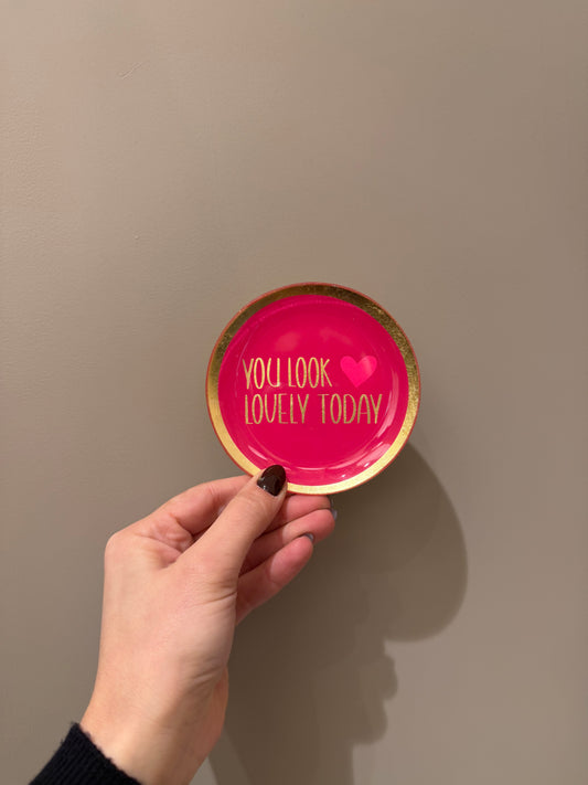 Piattini decorativi rotondi in vetro