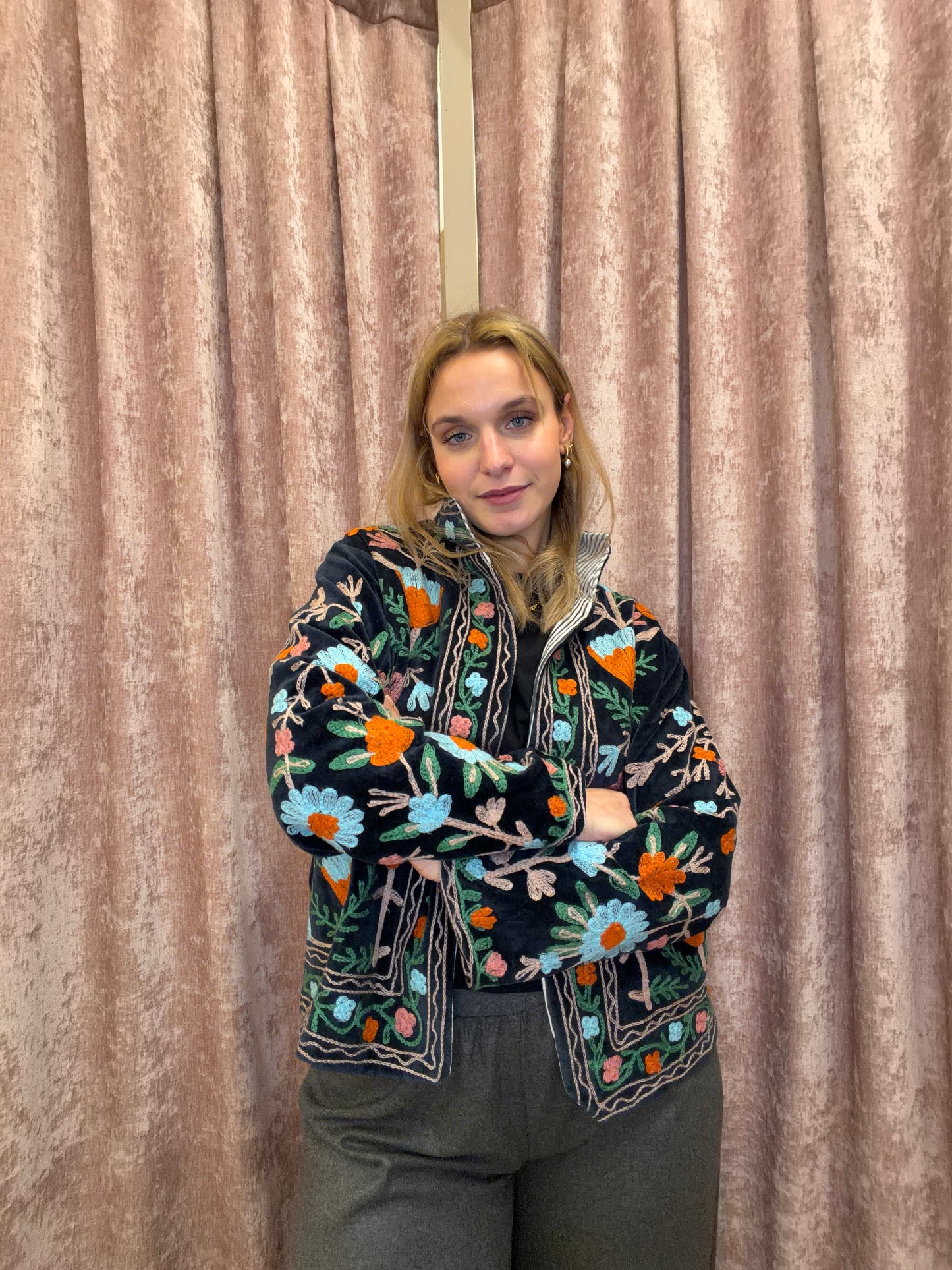 Giacca Indiana Ricamata