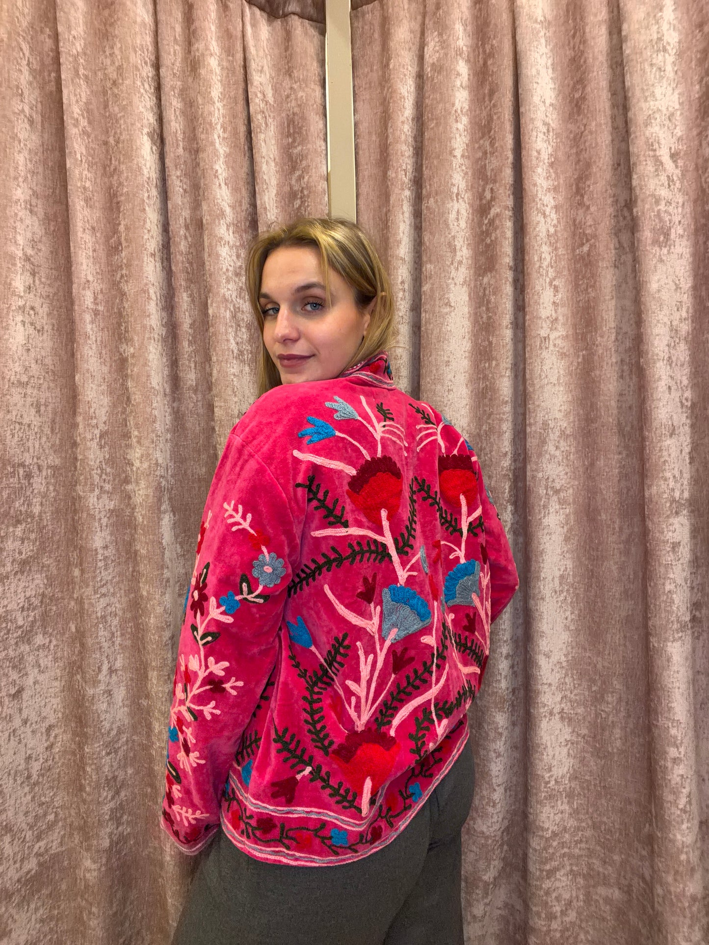 Giacca Indiana Ricamata