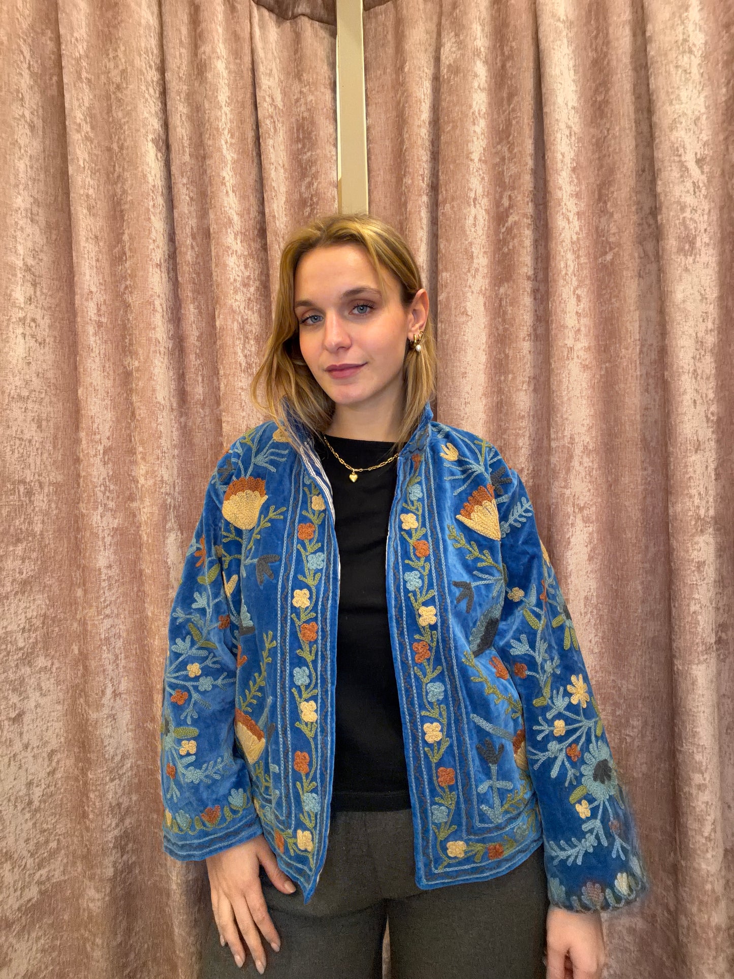 Giacca Indiana Ricamata