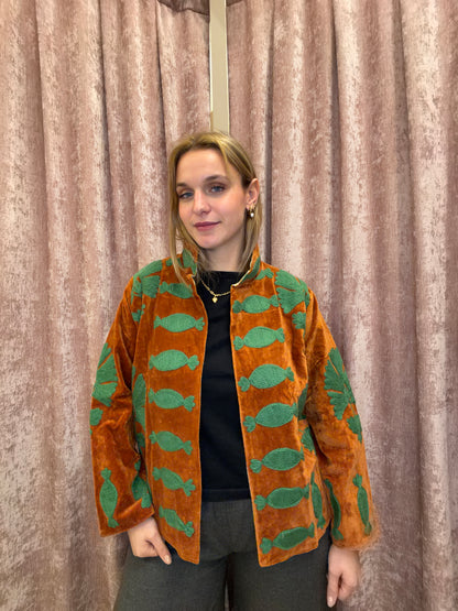 Giacca Indiana Ricamata