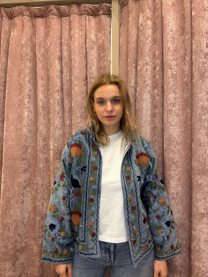 Giacche in velluto ricamato