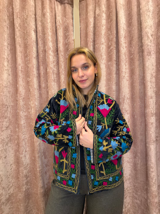 Giacca Indiana Ricamata