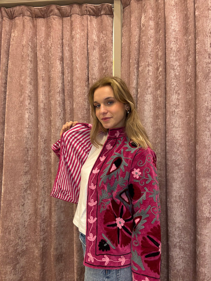 Giacche in velluto ricamato