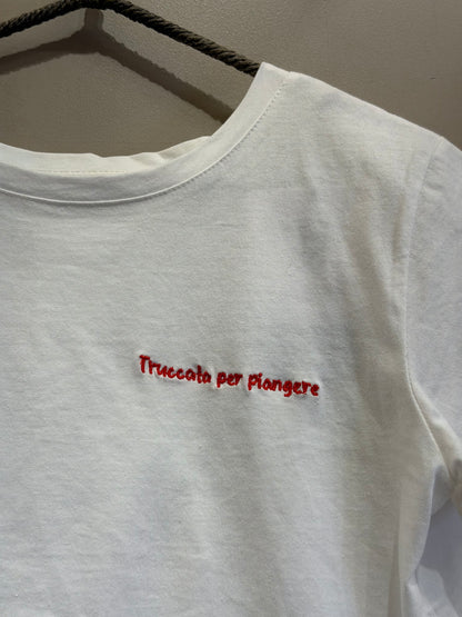 T-Shirt "Parlante" in Cotone Organico – Dillo con un Ricamo