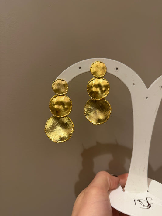 Orecchini a tre medaglie