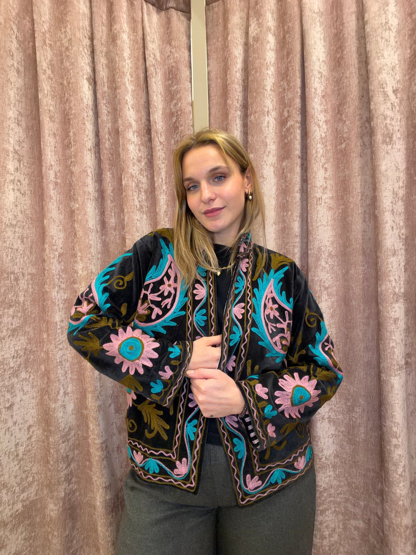 Giacca Indiana Ricamata