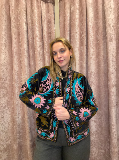 Giacca Indiana Ricamata