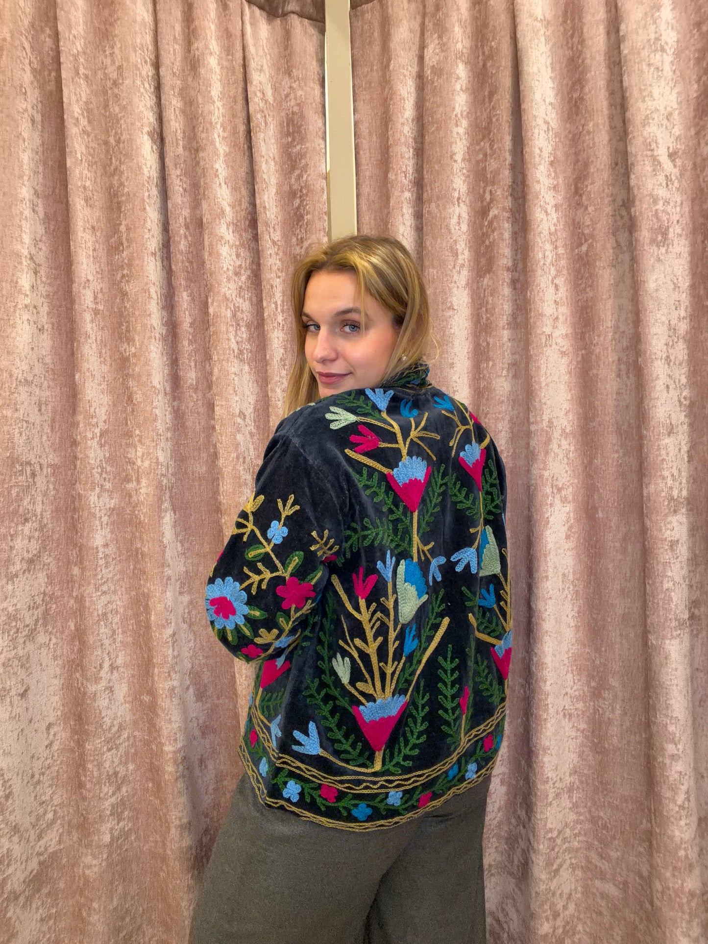 Giacca Indiana Ricamata