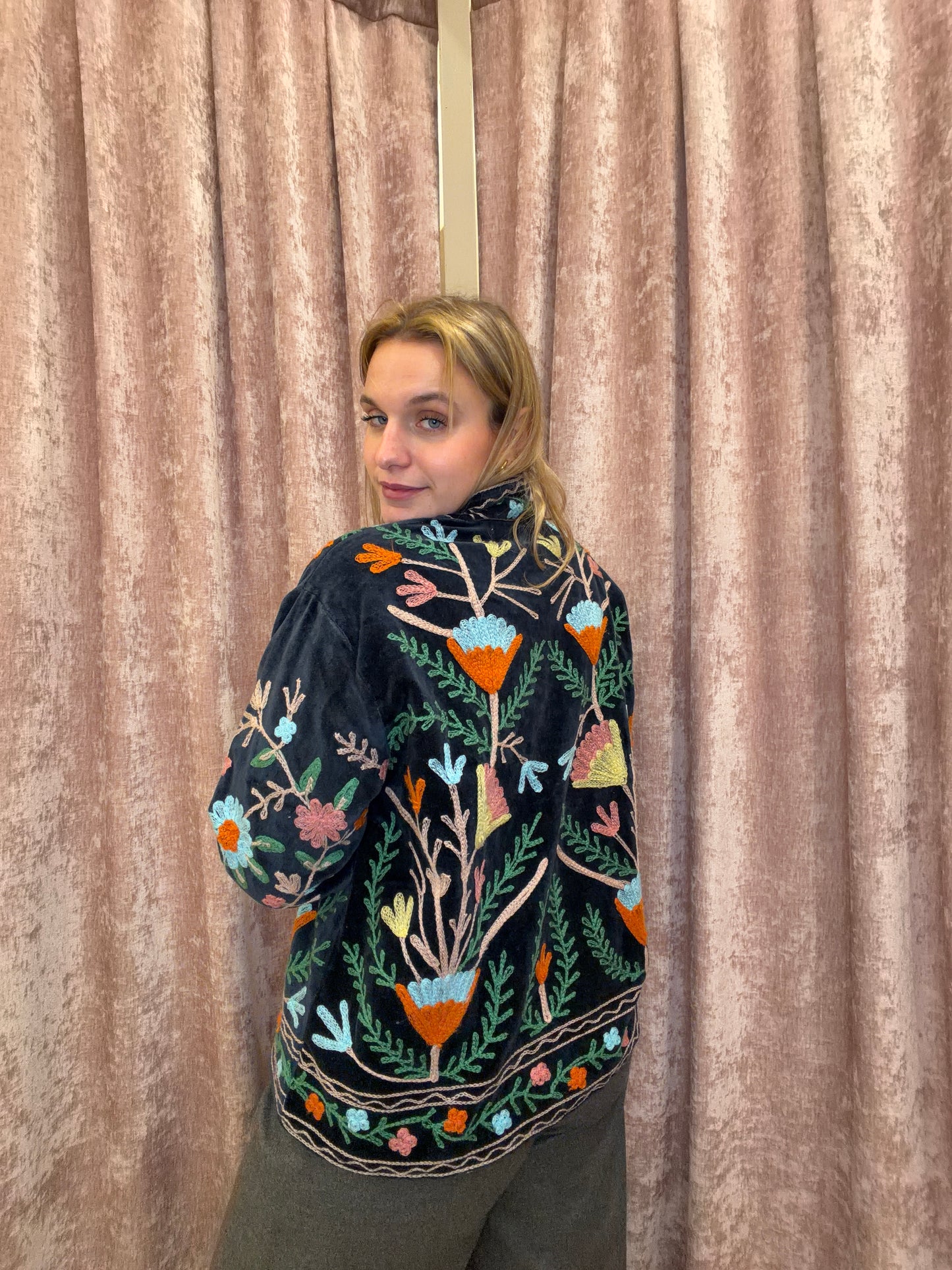 Giacca Indiana Ricamata