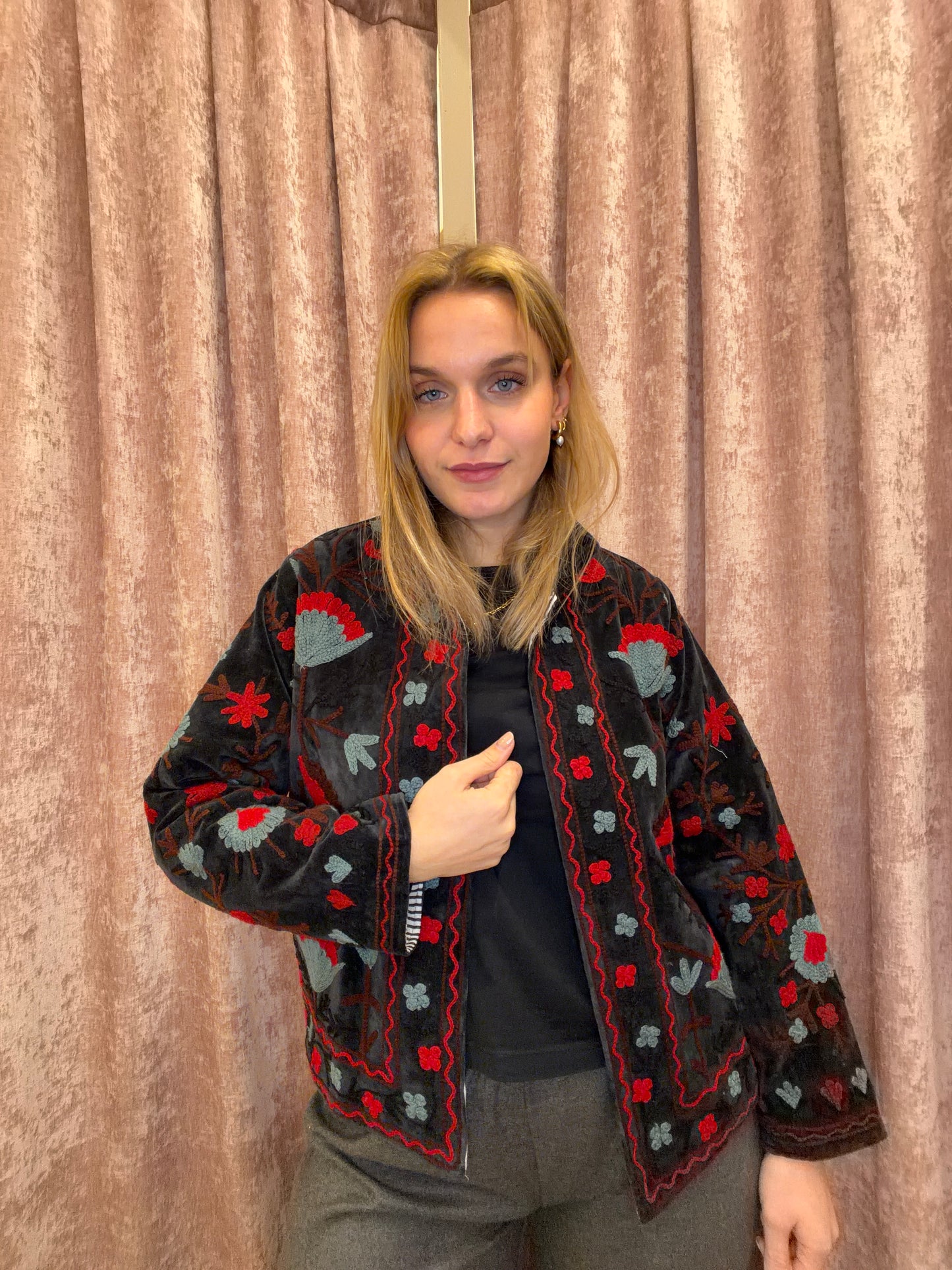 Giacca Indiana Ricamata