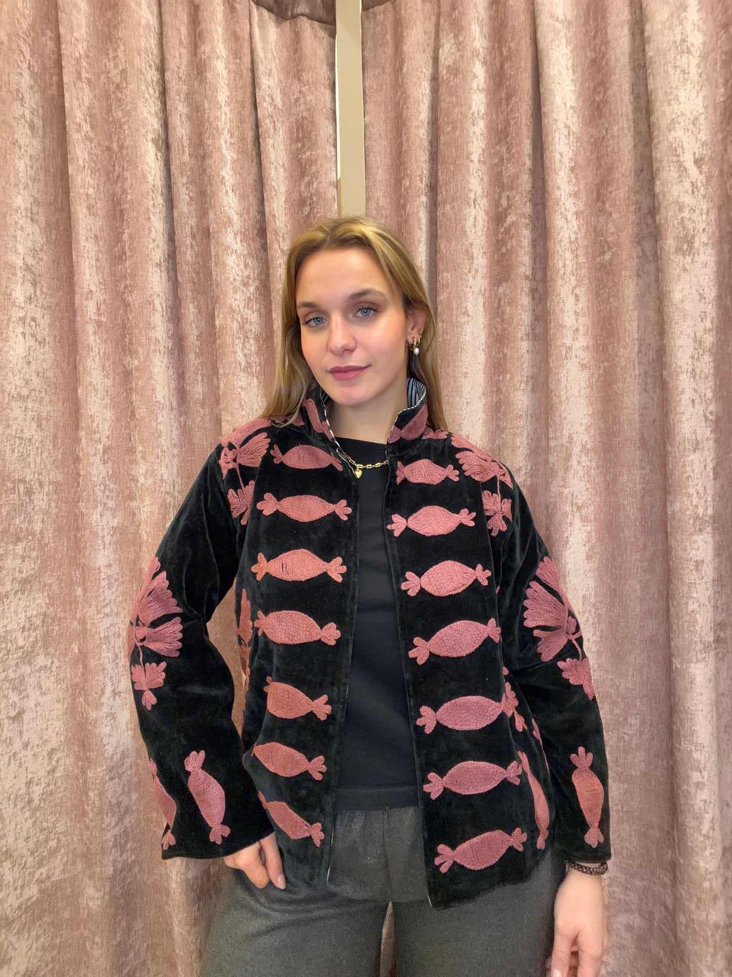 Giacca Indiana Ricamata