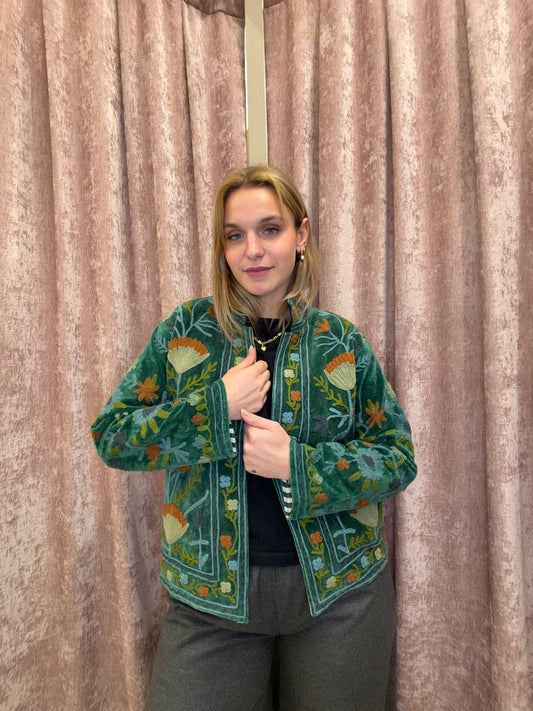 Giacca Indiana Ricamata
