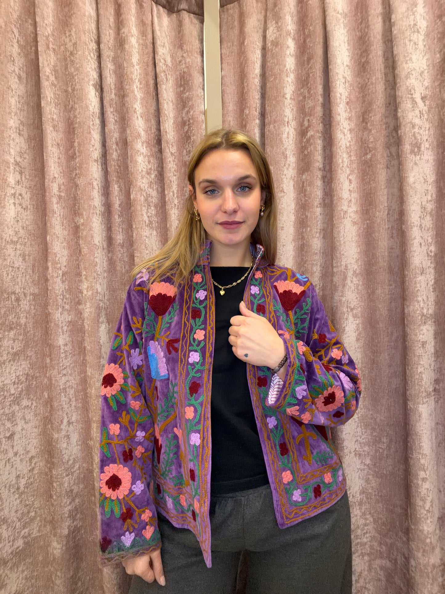 Giacca Indiana Ricamata