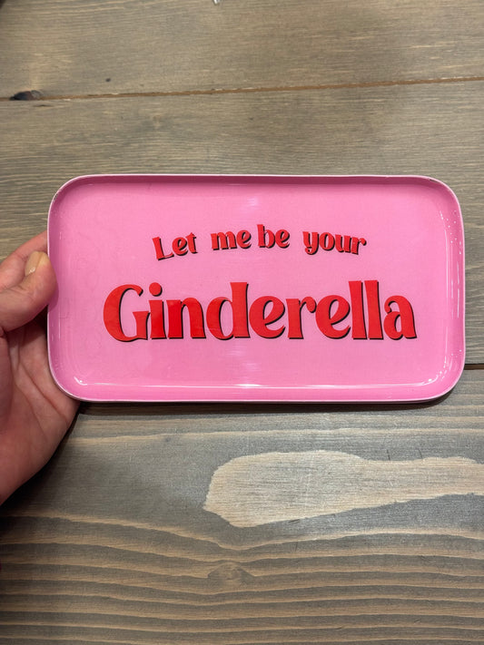 Piattino in melammina con scritta