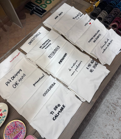 T-shirt Everyday Ricamata