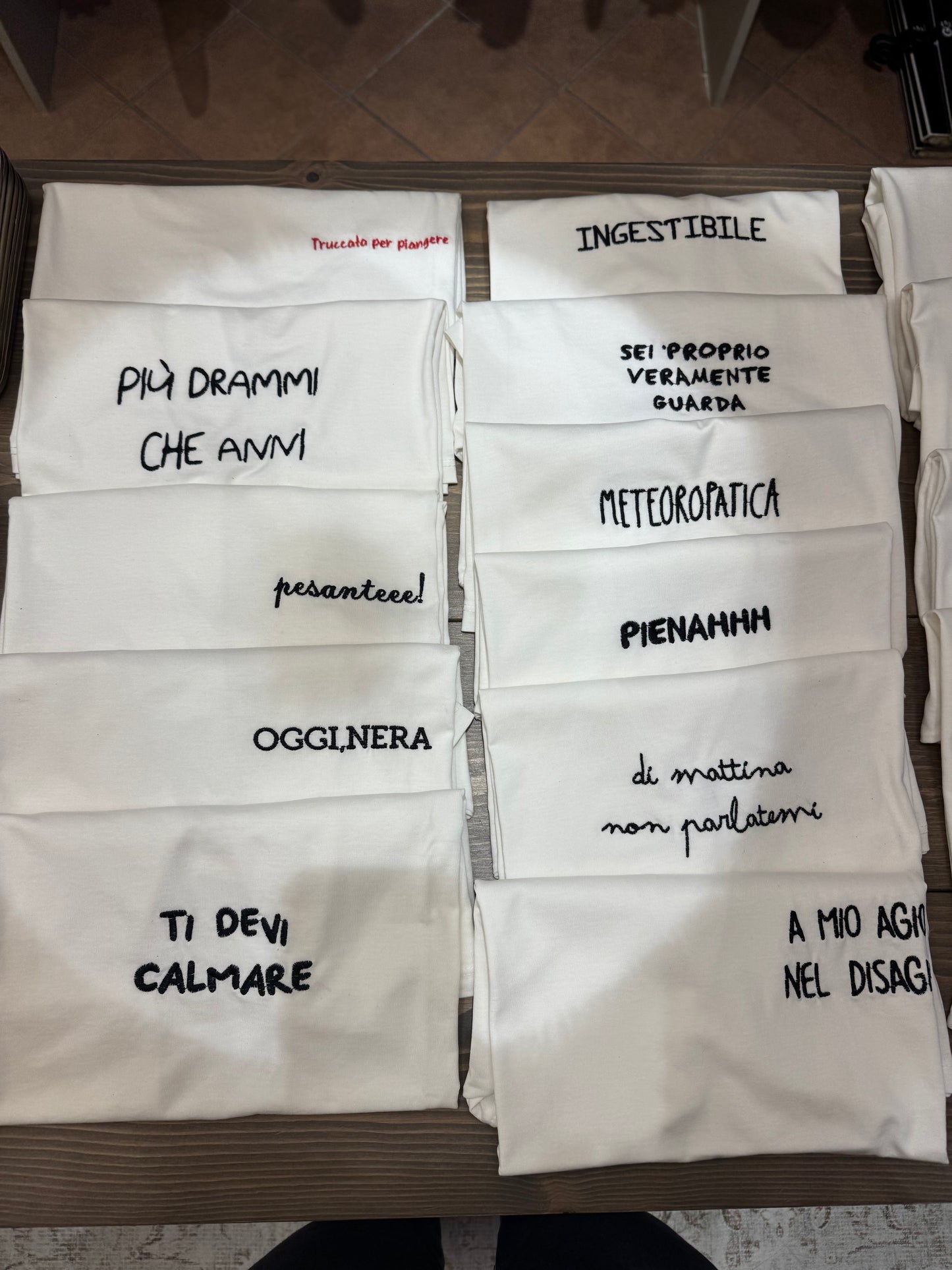 T-shirt Everyday Ricamata