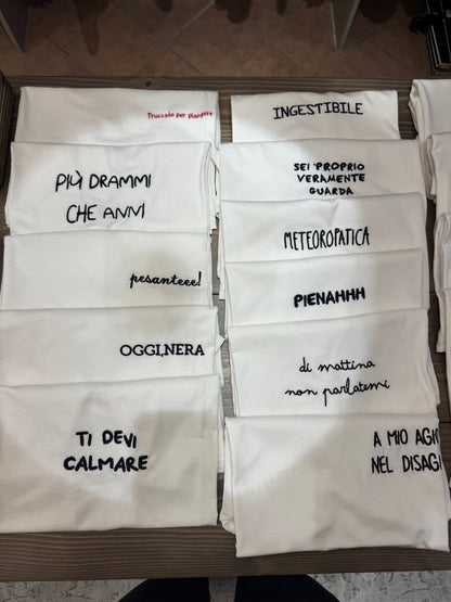 T-shirt Everyday Ricamata