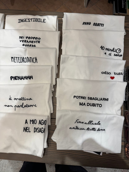 T-shirt Everyday Ricamata